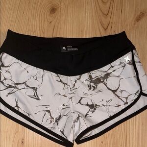Hurley Black and White Athletic Shorts / Board Shorts